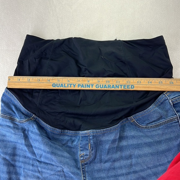 Isabel Maternity Blue Jeans Jegging Skinny Maternity Pregnancy Womens Size 12 31 - Picture 5 of 8